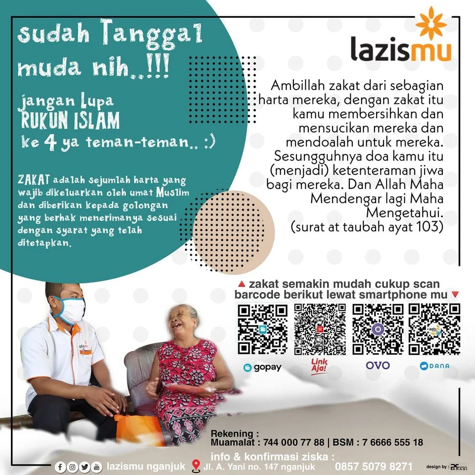jangan lupa untuk berzakat. (WebP)