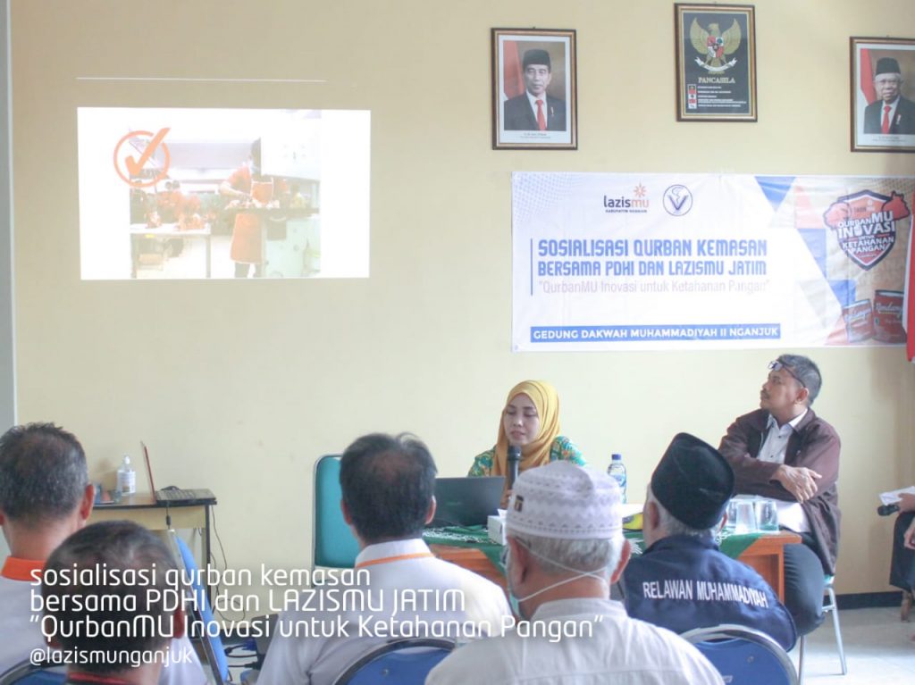 Sosialisasi Qurban Kemasan 'Rendangmu Ketahanan Pangan' Bersama PDHI dan Lazismu Jawa Timur