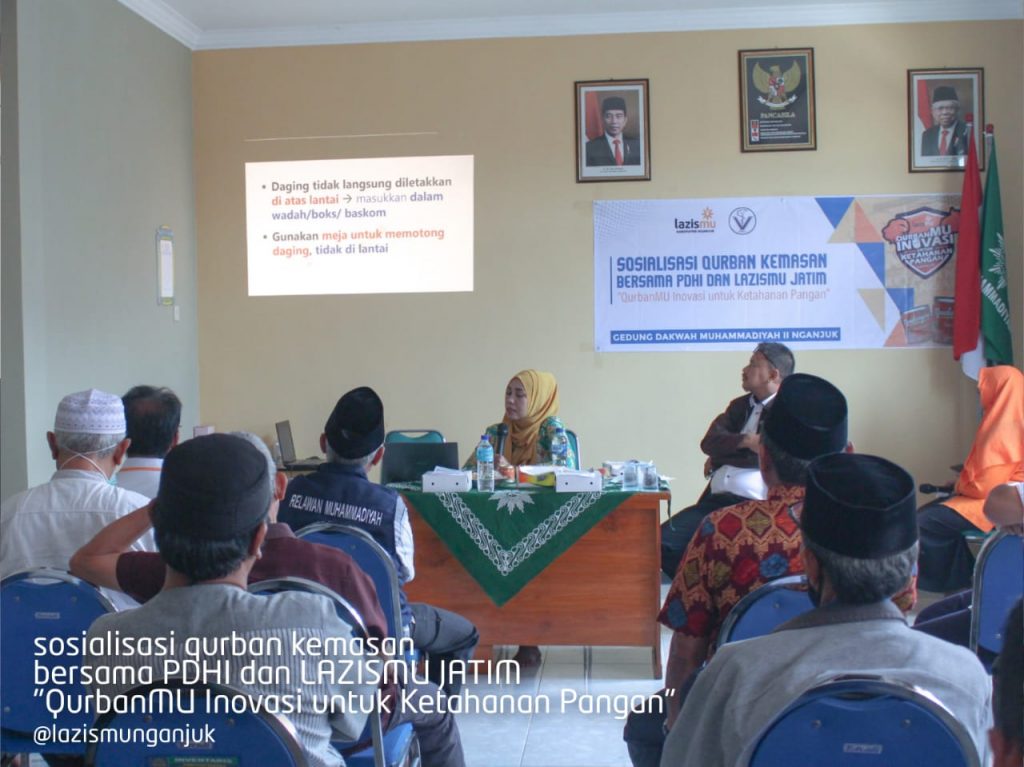 Sosialisasi Qurban Kemasan 'Rendangmu Ketahanan Pangan' Bersama PDHI dan Lazismu Jawa Timur