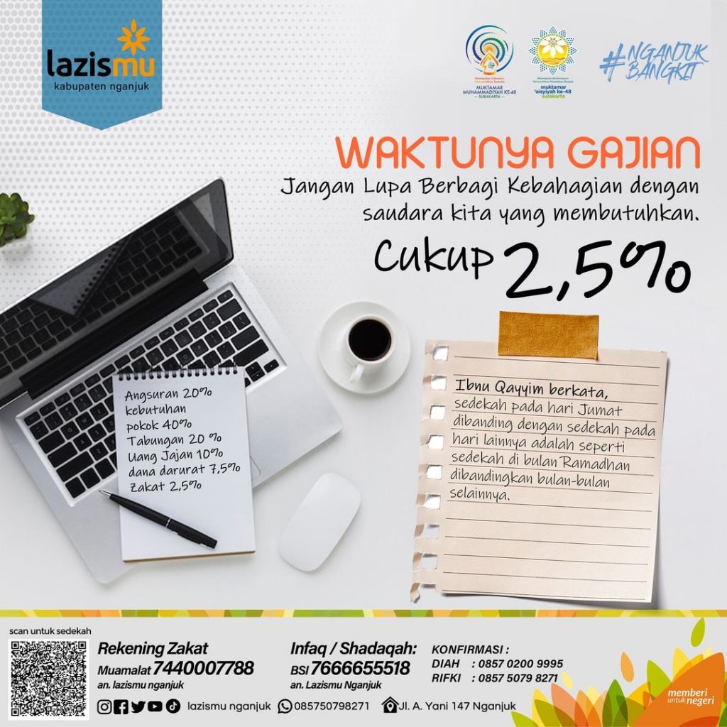 JANGAN LUPA TUNAIKAN KEWAJIBAN BERZAKAT