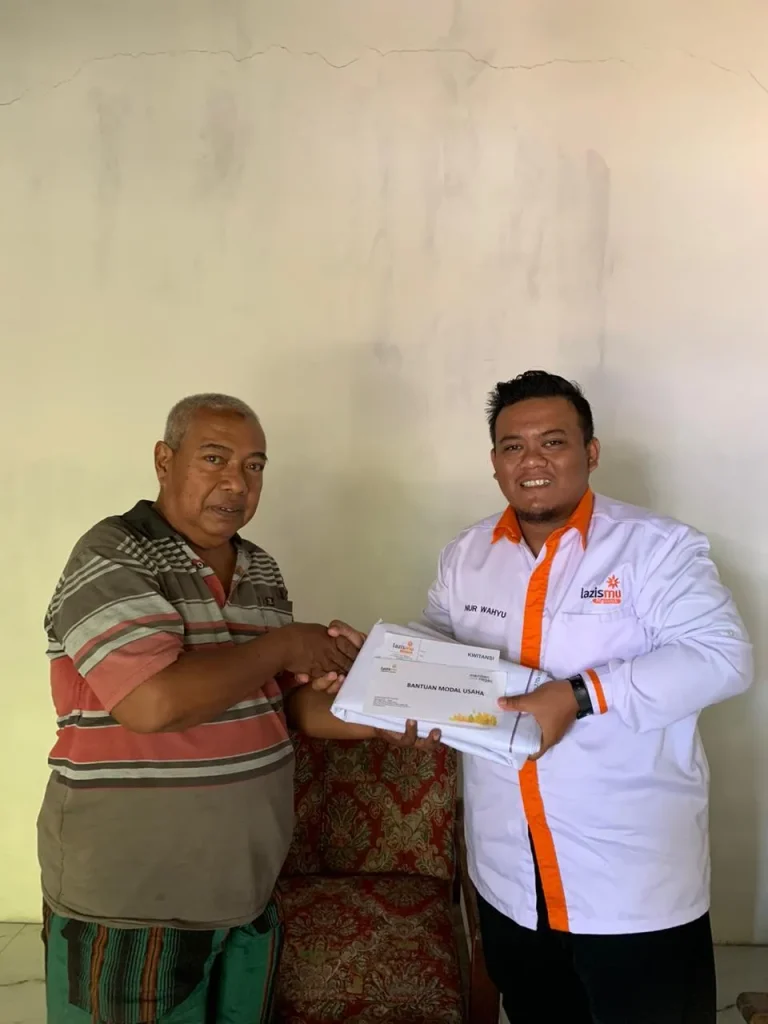 Lazismu Kabupaten Nganjuk Lakukan Asesmen Program UMKM Berdaya kepada Pelaku Usaha di Desa Bendungrejo