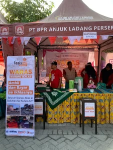 Warung Ikhlas lazismu Kabupaten Nganjuk Hadir di Bazar Kemerdekaan RI ke-81